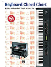 Keyboard Chord Chart piano sheet music cover